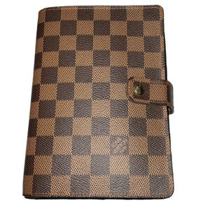 Louis Vuitton Damier Ebene Medium MM Ring Agenda Cover